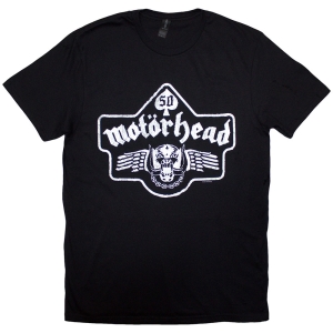 Motorhead - 50 Years Ace Wings Emblem-Bl in the group MERCHANDISE / T-shirt / Heavy Metal at Bengans Skivbutik AB (5630181r)