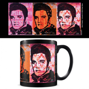 Elvis Presley - Pop Panels Black Pod Mug in the group MERCHANDISE / Mug / Pop-Rock at Bengans Skivbutik AB (5630228)