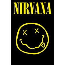 Nirvana - Smiley  91,5 X 61 Cm in the group MERCHANDISE / Merch / Pop-Rock at Bengans Skivbutik AB (5630242)