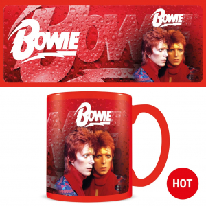 David Bowie - Bolt Heat Change Mug in the group MERCHANDISE / Mug / Pop-Rock at Bengans Skivbutik AB (5630274)