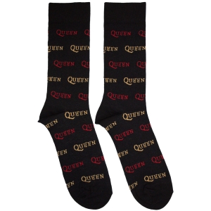 Queen - Logo Repeat Colour Bl Socks in the group MERCHANDISE /  /  at Bengans Skivbutik AB (5630397)