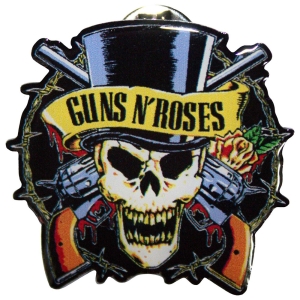 Guns N Roses - Top Hat Pin Badge in the group MERCHANDISE / Pin-Button Badge / Heavy Metal at Bengans Skivbutik AB (5630516)