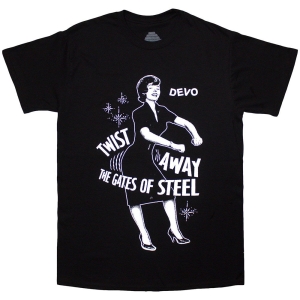 Devo - Twist Away Uni Bl T-Shirt in the group MERCHANDISE / T-shirt / Pop-Rock at Bengans Skivbutik AB (5630525r)
