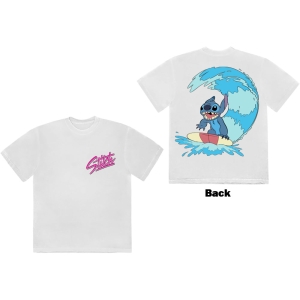 Disney - Stitch Surf F&B Uni Wht T-Shirt in the group MERCHANDISE / T-shirt / Soundtrack at Bengans Skivbutik AB (5630532r)