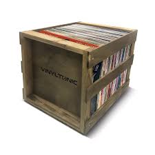 Vinyl Tonic - Stackable Lp Crate (Teak) in the group OUR PICKS / Vinyltonic at Bengans Skivbutik AB (5630550)