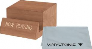 Vinyl Tonic - Now Playing Stand + Microfibre Cloth in the group OUR PICKS / Vinyltonic at Bengans Skivbutik AB (5630552)