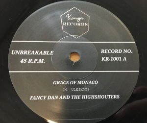 Fancy Dan & The Highshouters - Grace Of Monaco / What A Way To Die in the group Minishops / Fancy Dan at Bengans Skivbutik AB (5631387)