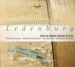 Carl Friedrich Abel - Ledenburg Collection Viola Da Gamba in the group CD / Klassiskt at Bengans Skivbutik AB (5632381)
