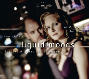 Duo Impuls - Liquid Moods: Works For Piano Four- in the group CD / Klassiskt at Bengans Skivbutik AB (5632403)