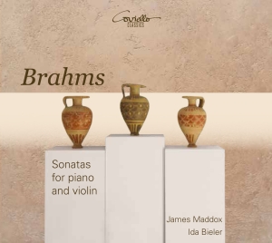 James Maddox & Ida Bieler - Brahms: Sonatas For Piano & Violin in the group CD / Klassiskt at Bengans Skivbutik AB (5632413)