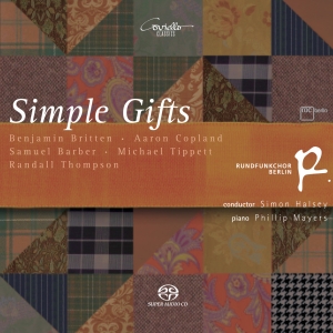 Rundfunkchor Berlin - Simple Gifts: Choral Works in the group MUSIK / SACD / Klassiskt at Bengans Skivbutik AB (5632809)