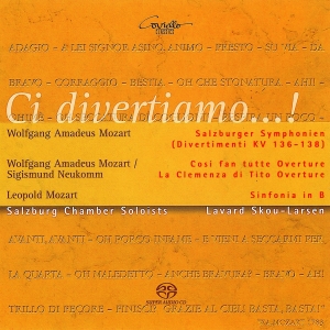 Wolfgang Amadeus & Leopold Mozart - Ci Divertiamo! - Salzburg Symphonie in the group MUSIK / SACD / Klassiskt at Bengans Skivbutik AB (5632816)