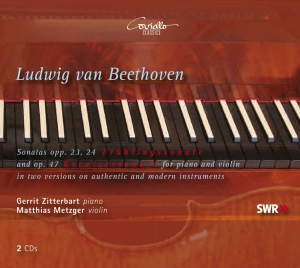 Beethoven Ludwig Van - Sonatas For Piano & Violin Opp.23/2 in the group CD / Klassiskt at Bengans Skivbutik AB (5632830)