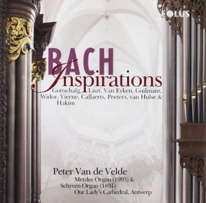 Peter Van De Velde - Bach-Inspirations On The Metzler & in the group CD / Klassiskt at Bengans Skivbutik AB (5632867)