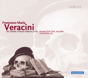 Veracini F M - 6 Sonatas For Recorder And Basso Co in the group CD / Klassiskt at Bengans Skivbutik AB (5632892)