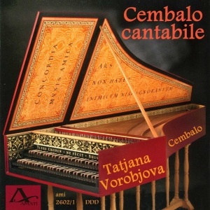 Tatjana Vorobjova - Cembalo Cantabile - Works By Bach, in the group CD / Klassiskt at Bengans Skivbutik AB (5632900)