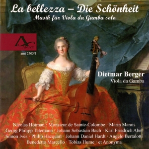 Dietmar Berger - La Bellezza - Music For Viol in the group CD / Klassiskt at Bengans Skivbutik AB (5632903)