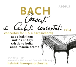 Bach J S - Concertos For 3 & 4 Harpsichords, V in the group MUSIK / SACD / Klassiskt at Bengans Skivbutik AB (5632913)
