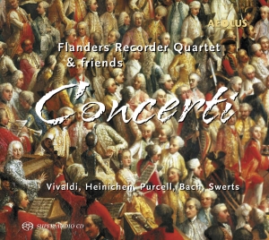 Bach/Heinichen/Vivaldi/Purcell - Flanders Recorder Quartet And Frien in the group MUSIK / SACD / Klassiskt at Bengans Skivbutik AB (5632931)