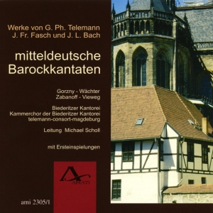 Telemann/Fasch/Bach J.L. - German Baroque Cantatas Vol. 1 in the group CD / Klassiskt at Bengans Skivbutik AB (5633059)