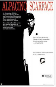 Movie Poster - Scarface 91,5 X 61 Cm in the group OTHER / BW-Poster at Bengans Skivbutik AB (5634295)