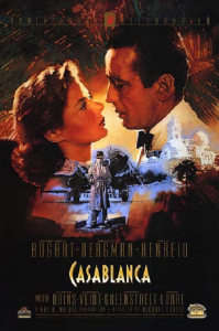 Movie Poster - Casablanca 91,5 X 61 Cm in the group OTHER / BW-Poster at Bengans Skivbutik AB (5634316)
