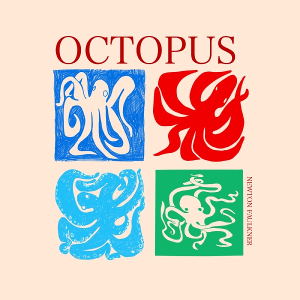 Faulkner Newton - Octopus (White Vinyl) in the group OUR PICKS / Friday Releases / 2025-09-19 at Bengans Skivbutik AB (5634949)