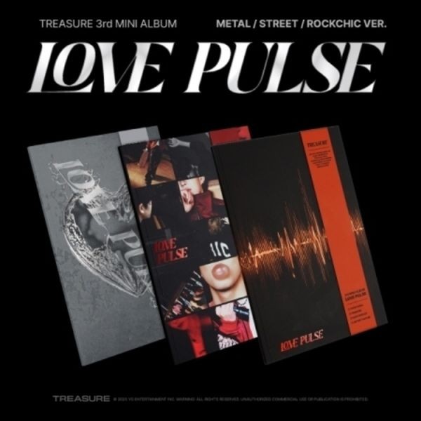 Treasure  - Love Pulse (Random Ver.) in the group CD / K-Pop at Bengans Skivbutik AB (5635682)