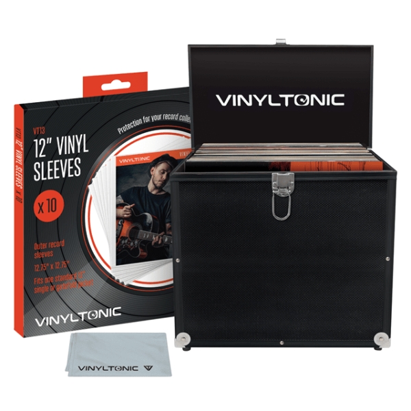 Vinyl Tonic - Black Lp Case (With Cloth & 10Pk Outer Sleeves) in the group OUR PICKS / Vinyltonic at Bengans Skivbutik AB (5635808)