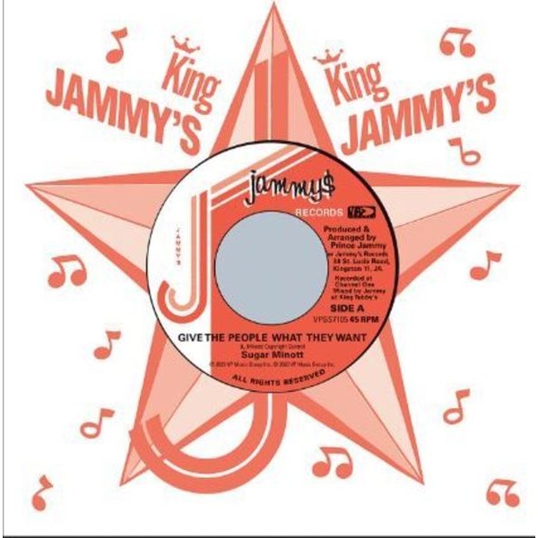Sugar Minott & Prince Jammy - Give The People / Brothers Of Blade in the group VINYL / Reggae at Bengans Skivbutik AB (5635969)