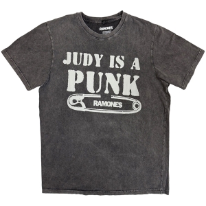 Ramones - Judy Stone Wash Uni Char T-Shirt in the group MERCHANDISE / T-shirt / Punk at Bengans Skivbutik AB (5637631r)