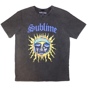 Sublime - Sun Logo Stone Wash Uni Char T-Shirt in the group MERCHANDISE / T-shirt / Punk at Bengans Skivbutik AB (5637637r)