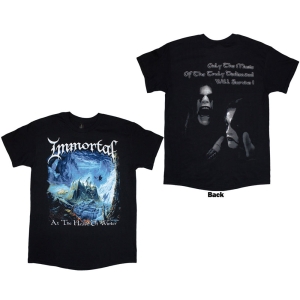 Immortal - At The Heart Of Winter Uni Bl T-Shirt in the group MERCHANDISE / T-shirt / Heavy Metal at Bengans Skivbutik AB (5637948r)
