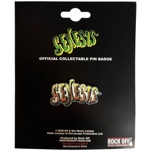 Genesis - Orange Classic Logo Pin Badge in the group MERCHANDISE / Pin-Button Badge / Pop-Rock at Bengans Skivbutik AB (5638471)