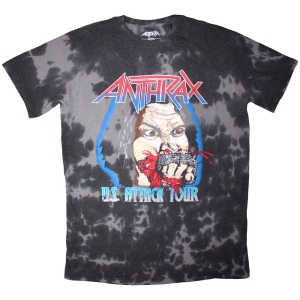 Anthrax - Fistful Of Metal Uni Bl Dip-Dye T-Shirt in the group MERCHANDISE / T-shirt / Heavy Metal at Bengans Skivbutik AB (5638729r)