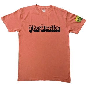 Beatles - 70S Logo Uni Red T-Shirt in the group MERCHANDISE / T-shirt / Pop-Rock at Bengans Skivbutik AB (5638731r)