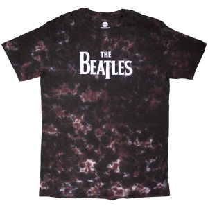Beatles - Drop T Logo Uni Brown Dip-Dye T-Shirt in the group MERCHANDISE / T-shirt / Pop-Rock at Bengans Skivbutik AB (5638734r)