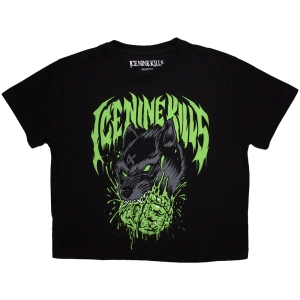 Ice Nine Kills - Wolf Lady Bl Crop Top in the group MERCHANDISE / T-shirt / Heavy Metal at Bengans Skivbutik AB (5638758r)