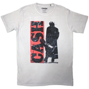 Johnny Cash - Bold Silhouette Uni Natrl T-Shirt in the group MERCHANDISE / T-shirt / Country at Bengans Skivbutik AB (5638759r)