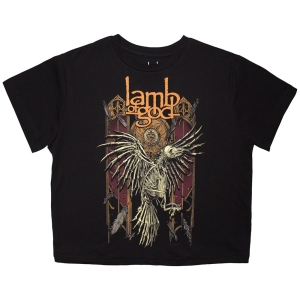 Lamb Of God - Crow Lady Bl Crop Top in the group MERCHANDISE / T-shirt / Heavy Metal at Bengans Skivbutik AB (5638761r)