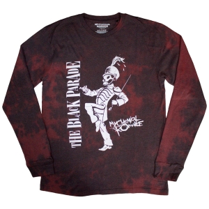 My Chemical Romance - Marching Uni Red Dip-Dye Longsleeve in the group MERCHANDISE / T-shirt / Pop-Rock at Bengans Skivbutik AB (5638764r)