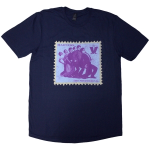 Madness - Stamp Uni Navy T-Shirt in the group MERCHANDISE / T-shirt / Pop-Rock at Bengans Skivbutik AB (5638766r)