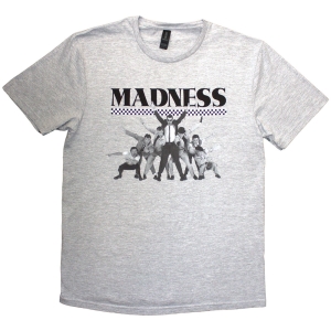 Madness - 7 Check Uni Grey T-Shirt in the group MERCHANDISE / T-shirt / Pop-Rock at Bengans Skivbutik AB (5638767r)