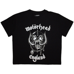 Motorhead - England Lady Bl Crop Top in the group MERCHANDISE / T-shirt / Heavy Metal at Bengans Skivbutik AB (5638770r)