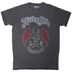 Motley Crue - Skull Wings Uni Bl Dip-Dye T-Shirt in the group MERCHANDISE / T-shirt / Heavy Metal at Bengans Skivbutik AB (5638775r)