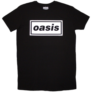 Oasis - Decca Logo Lady Bl T-Shirt Dress in the group MERCHANDISE / T-shirt / Pop-Rock at Bengans Skivbutik AB (5638781r)