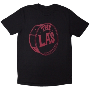 The La's - Red Drum Head Logo Uni Bl T-Shirt in the group MERCHANDISE / T-shirt / Pop-Rock at Bengans Skivbutik AB (5638807r)