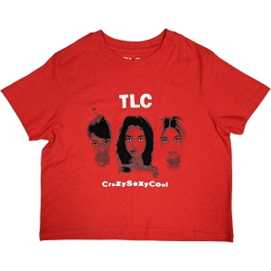 Tlc - Crazysexycool Lady Red Crop Top in the group MERCHANDISE / T-shirt / RnB-Soul at Bengans Skivbutik AB (5638812r)