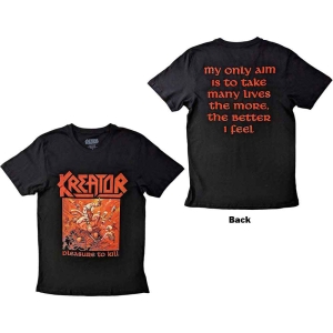 Kreator - Pleasure To Kill Uni Bl T-Shirt in the group MERCHANDISE / T-shirt / Heavy Metal at Bengans Skivbutik AB (5638815)