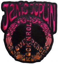 Joplin Janis - Patch Peace Sign (10 X 9,1 Cm) in the group MERCHANDISE / Patch / Pop-Rock at Bengans Skivbutik AB (5639247)